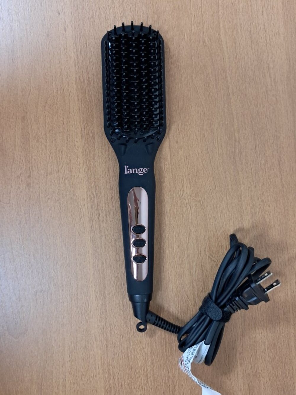 L'ange Le Vite Ceramic Straightening Brush Black